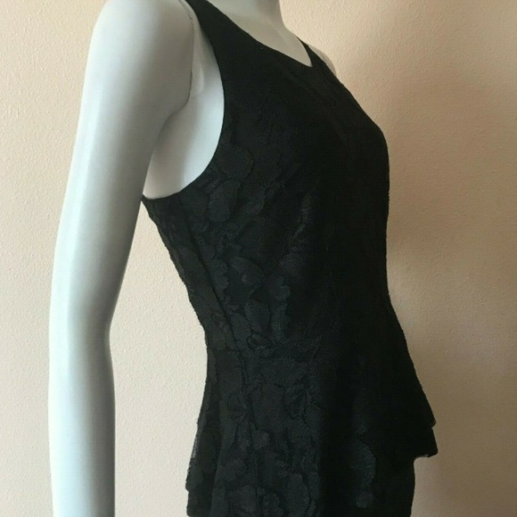 Express Women's Sleeveless Black Lace Top - Picture 2 of 3